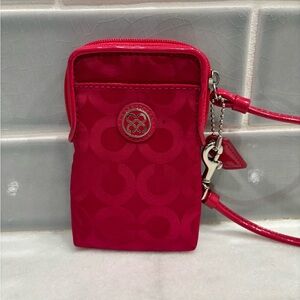 Coach phone case/wallet